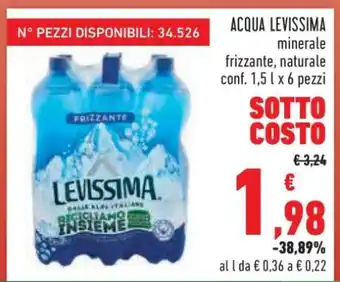 Conad ACQUA LEVISSIMA offerta