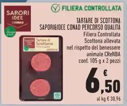 Conad Tartare di Scottona offerta