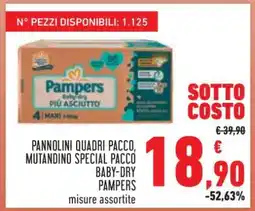 Conad Pampers Baby Dry offerta