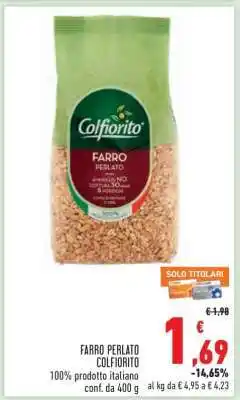 Conad FARRO PERLATO COLFIORITO offerta