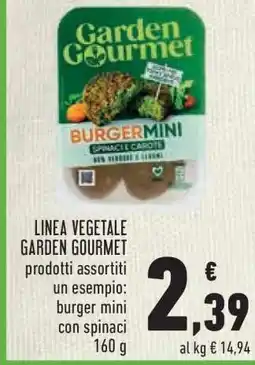 Conad Garden Gourmet Burger Mini offerta