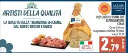 Conad PROSCIUTTO DI PARMA DOP SAPORI&DINTORNI CONAD offerta