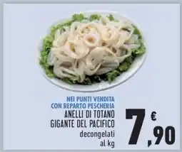 Conad ANELLI DI TOTANO GIGANTE DEL PACIFICO offerta