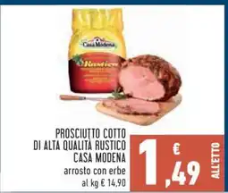 Conad Prosciutto cotto di alta qualità Rustico Casa Modena offerta
