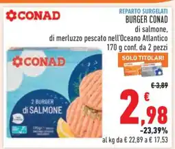 Conad BURGER CONAD offerta
