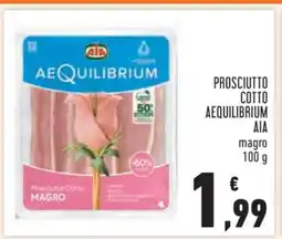 Conad PROSCIUTTO COTTO AEQUILIBRIUM offerta