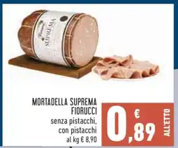 Conad Mortadella Suprema Fiorucci offerta