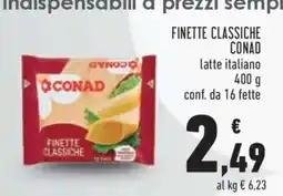Conad FINETTE CLASSICHE CONAD offerta