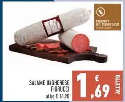 Conad SALAME UNGHERESE FIORUCCI offerta