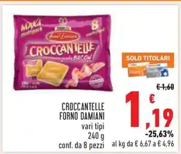 Conad CROCCANTELLE FORNO DAMIANI offerta