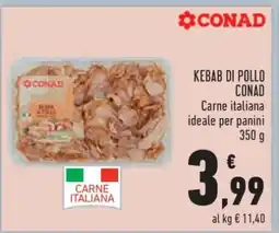 Conad Kebab di Pollo Conad offerta