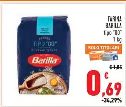 Conad FARINA BARILLA tipo '00' offerta