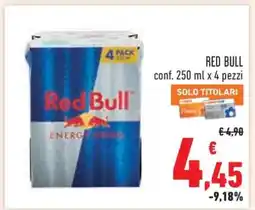 Conad Red Bull offerta