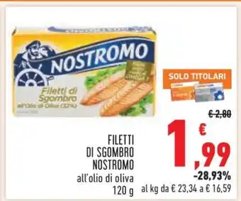 Conad FILETTI DI SGOMBRO NOSTROMO offerta