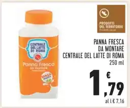 Conad Panna Fresca da Montare Centrale del Latte di Roma offerta