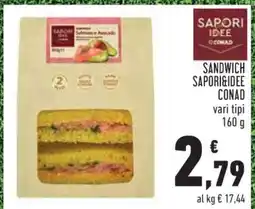 Conad SANDWICH SAPORI&IDEE CONAD offerta