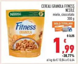 Conad Cereali Granola Fitness Nestlé offerta