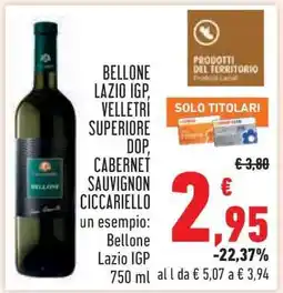 Conad Bellone Lazio IGP offerta