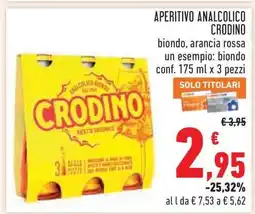 Conad APERITIVO ANALCOLICO CRODINO offerta