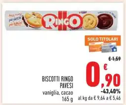 Conad BISCOTTI RINGO PAVESI offerta
