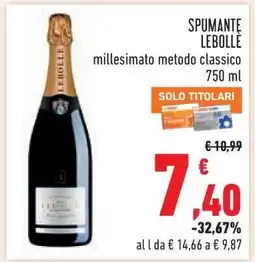 Conad SPUMANTE LEBOLLE offerta