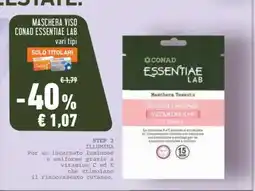 Conad Maschera Viso Conad Essentiae Lab offerta