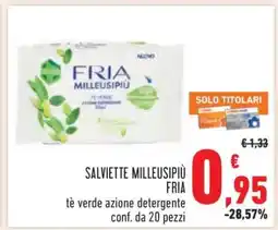 Conad Salviette MilleusiPiù Fria offerta