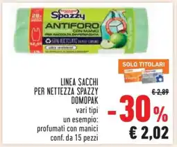 Conad LINEA SACCHI PER NETTEZZA SPAZZY DOMOPAK offerta