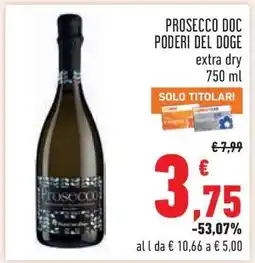 Conad PROSECCO DOC PODERI DEL DOGE offerta