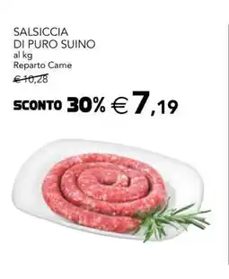 Esselunga SALSICCIA DI PURO SUINO offerta