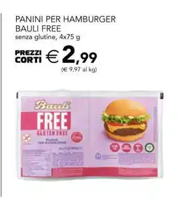 Esselunga PANINI PER HAMBURGER BAULI FREE offerta