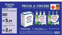 Esselunga Peroni Nastro Azzurro offerta
