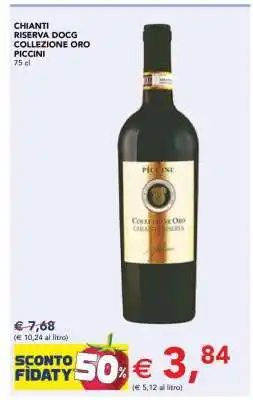Esselunga Chianti Riserva DOCG Collezione Oro Piccini offerta