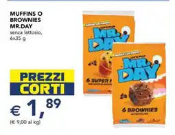 Esselunga MUFFINS O BROWNIES MR.DAY offerta