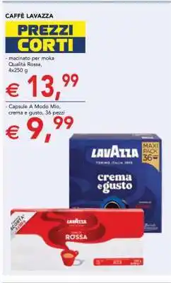 Esselunga Caffè Lavazza - macinato per moka Qualità Rossa offerta