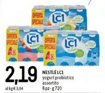 Famila Nestlé LC1 Yogurt probiotico assortito 8pz - 720g offerta