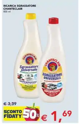 Esselunga Ricarica Sgrassatore Chanteclair offerta