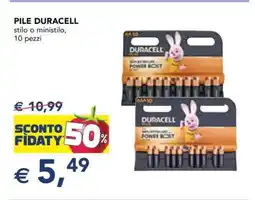 Esselunga PILE DURACELL offerta