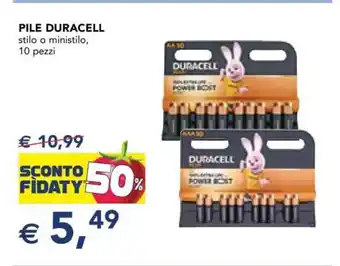Esselunga PILE DURACELL offerta