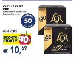Esselunga CAPSULE CAFFÈ L'OR offerta