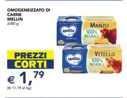 Esselunga OMOGENEIZZATO DI CARNE MELLIN offerta