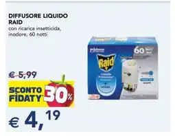 Esselunga DIFFUSORE LIQUIDO RAID offerta
