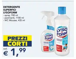 Esselunga Detergente Superfici Lysoform offerta