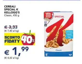 Esselunga Cereali Special K Kellogg's offerta