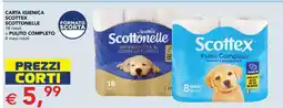 Esselunga CARTA IGIENICA SCOTTEX SCOTTONELLE offerta