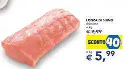 Esselunga Lonza Di Suino offerta