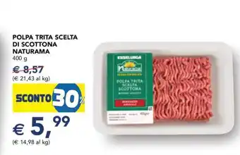 Esselunga POLPA TRITA SCELTA DI SCOTTONA NATURAMA offerta