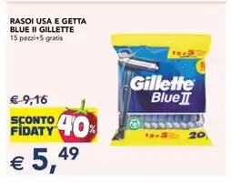 Esselunga RASOI USA E GETTA BLUE II GILLETTE offerta