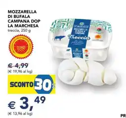 Esselunga MOZZARELLA DI BUFALA CAMPANA DOP LA MARCHESA offerta
