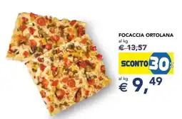 Esselunga FOCACCIA ORTOLANA offerta
